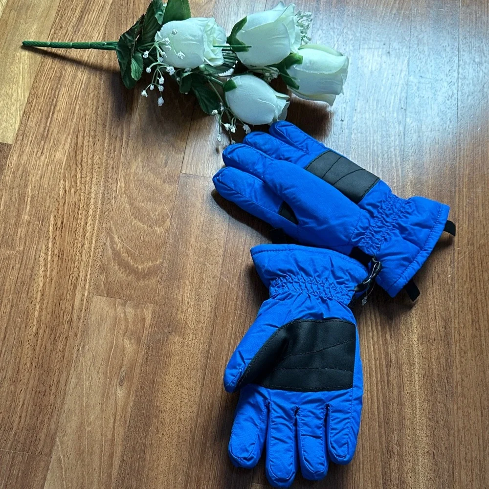 Columbia Bright Blue Insulated Ski Gloves